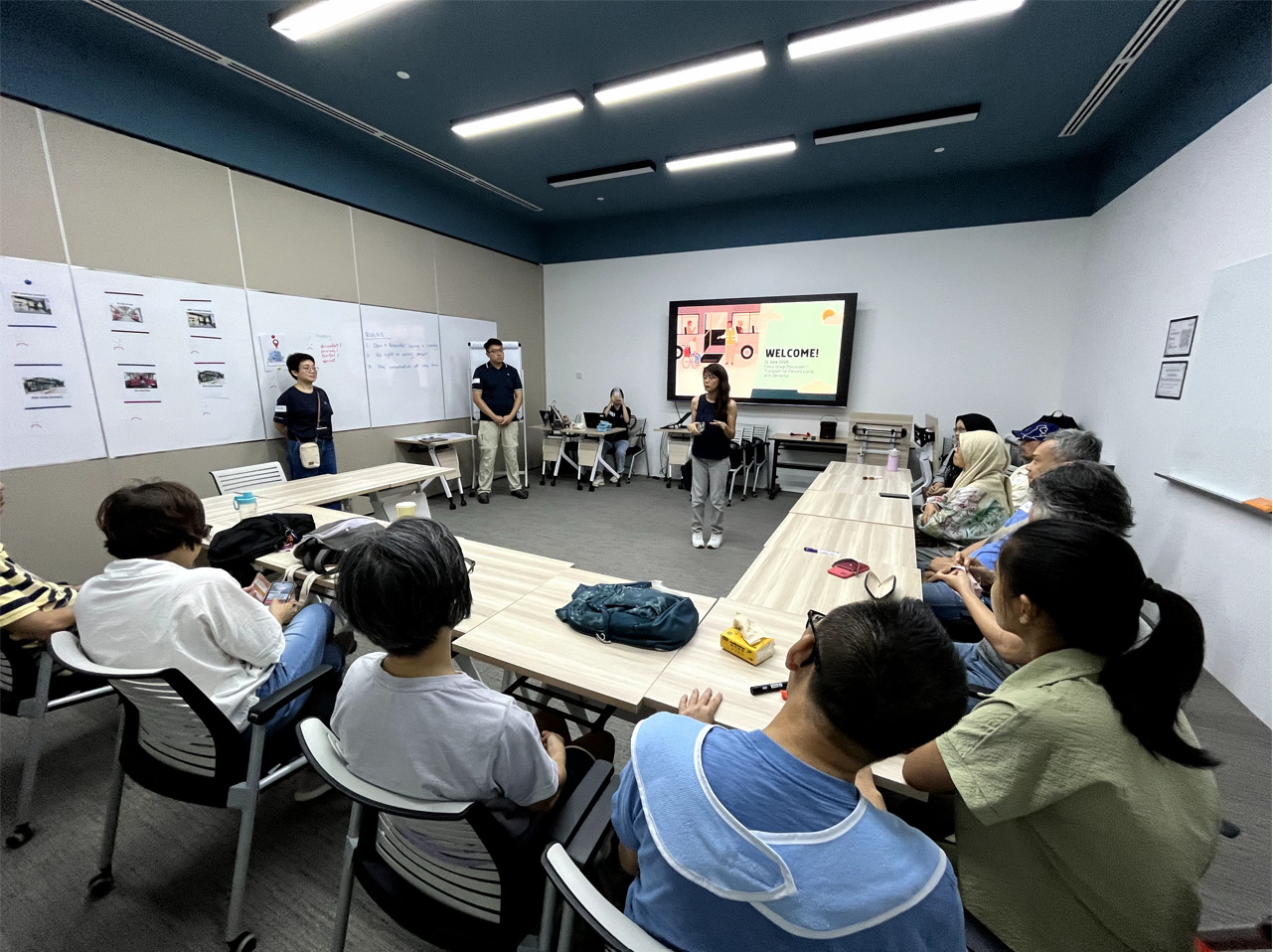 Image of focus group discussion with seniors as participants